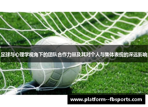 足球与心理学视角下的团队合作力量及其对个人与集体表现的深远影响